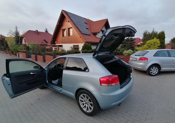 Audi A3 cena 18500 przebieg: 169398, rok produkcji 2006 z Janowiec Wielkopolski małe 529